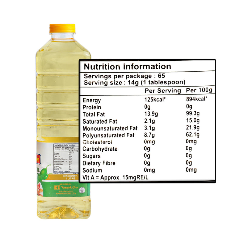 Susan Baker Soya Bean Oil 1L