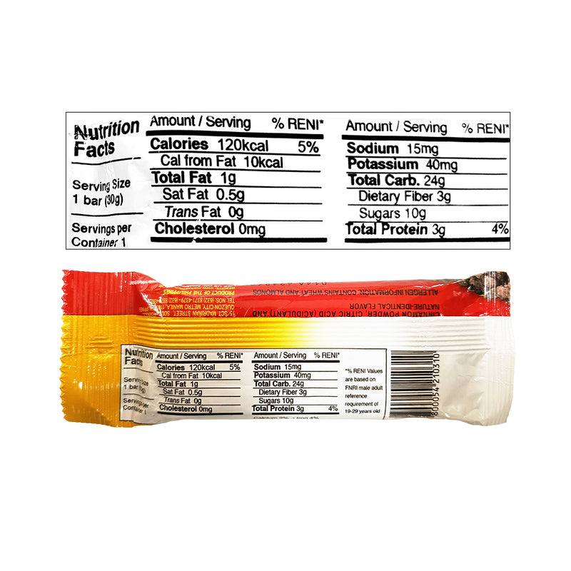 Growers Nutri Bar Apple Cinnamon 30g