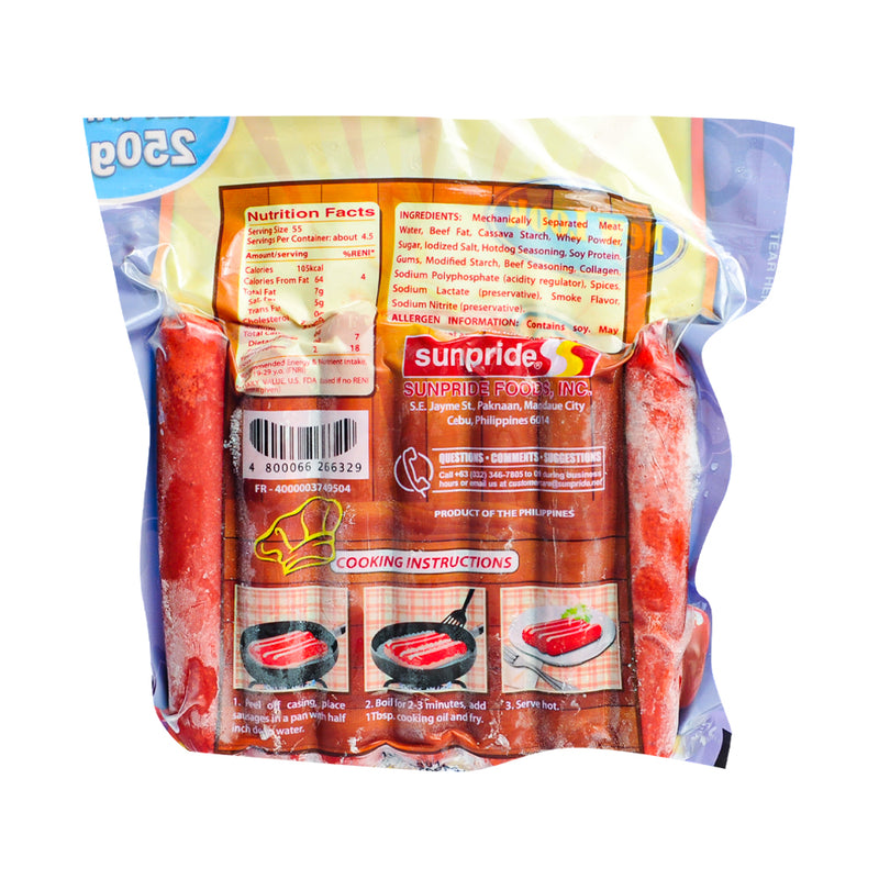 Shopper Sunny Hotdog Regular 250g