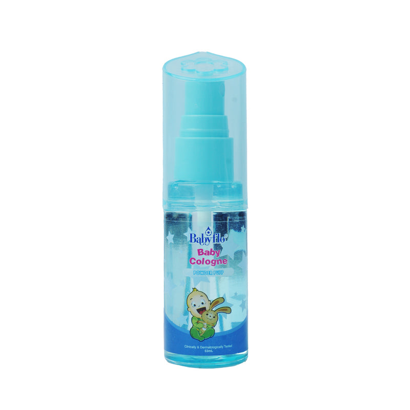 Babyflo Cologne With Sprayer Powder Puff 53ml