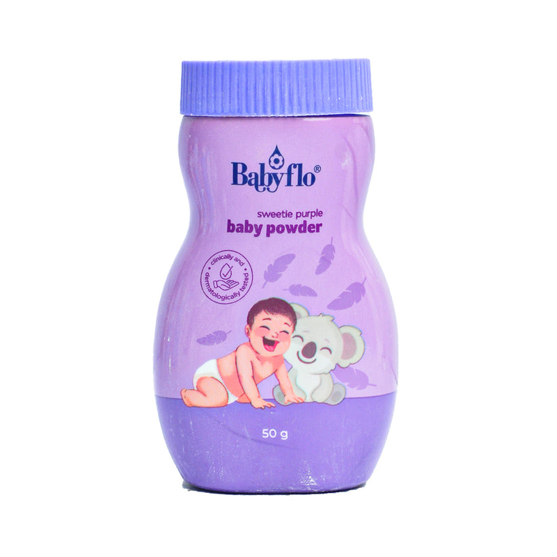 Babyflo Baby Powder Sweetie Purple 50g