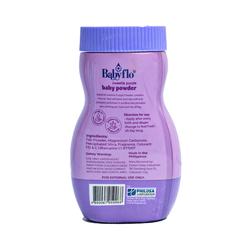 Babyflo Baby Powder Sweetie Purple 50g