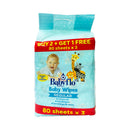 Babyflo Baby Wipes 80's x 3's