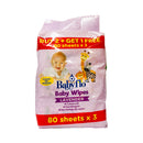 Babyflo Baby Wipes 80's x 3's