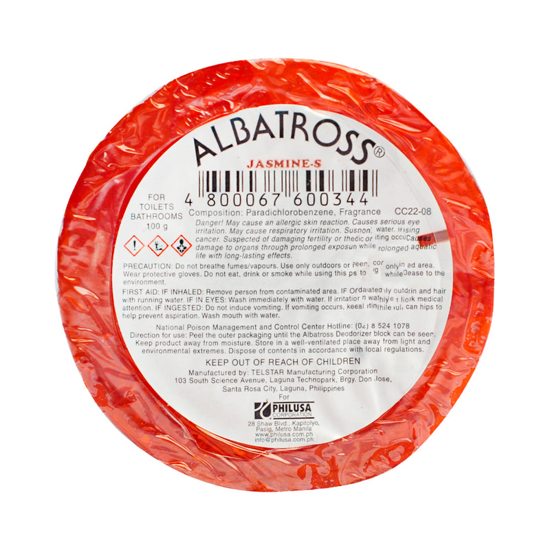 Albatross Deodorizer Round Refill Jasmine 100g