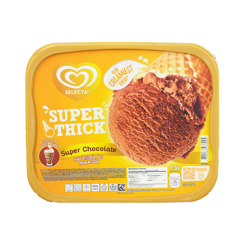 Selecta Classic Ice Cream Super Chocolate 1.3L