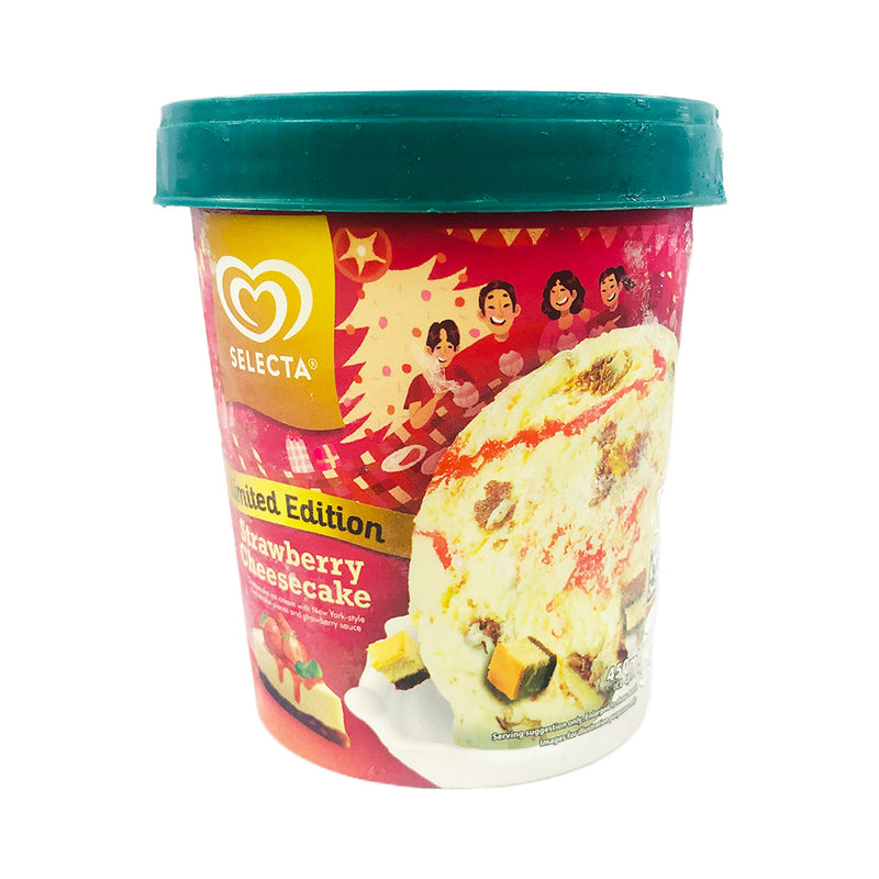 Selecta Supreme Strawberry Cheesecake Ice Cream
