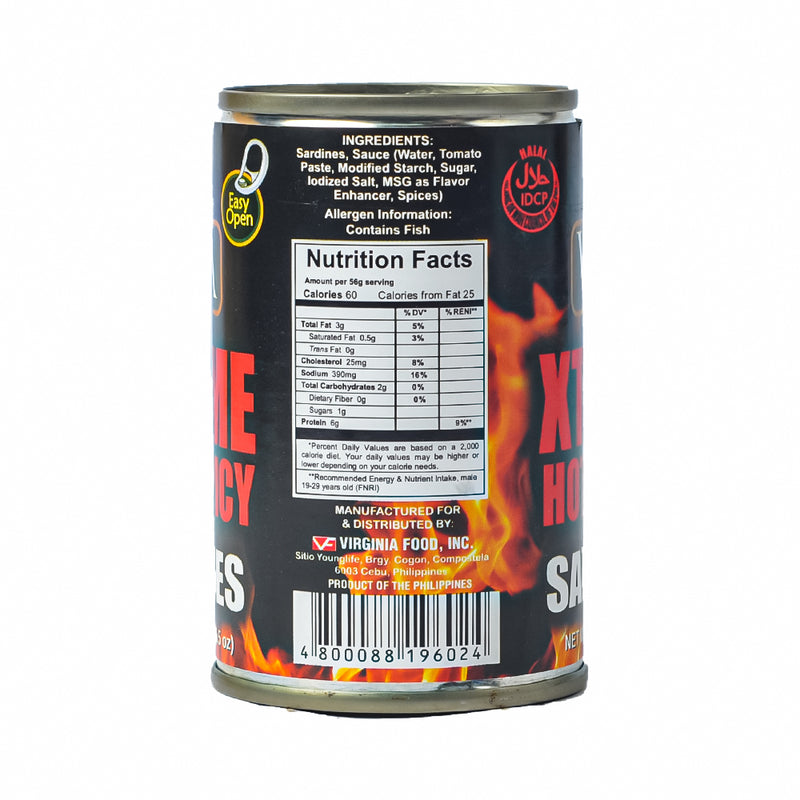 Vinta Sardines Extreme Hot And Spicy 155g