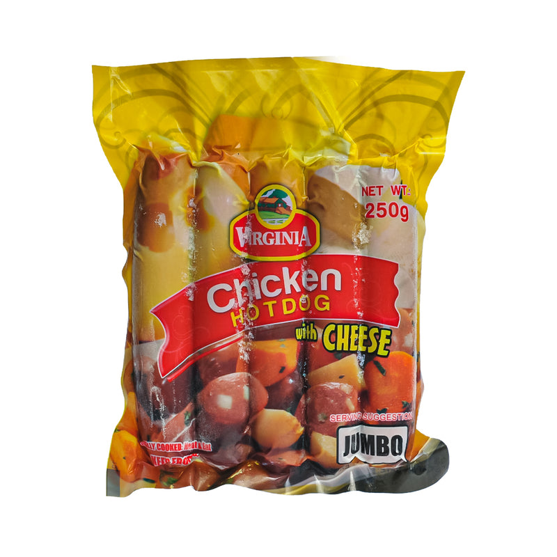 Virginia Chicken Hotdog With Cheese Jumbo 250g