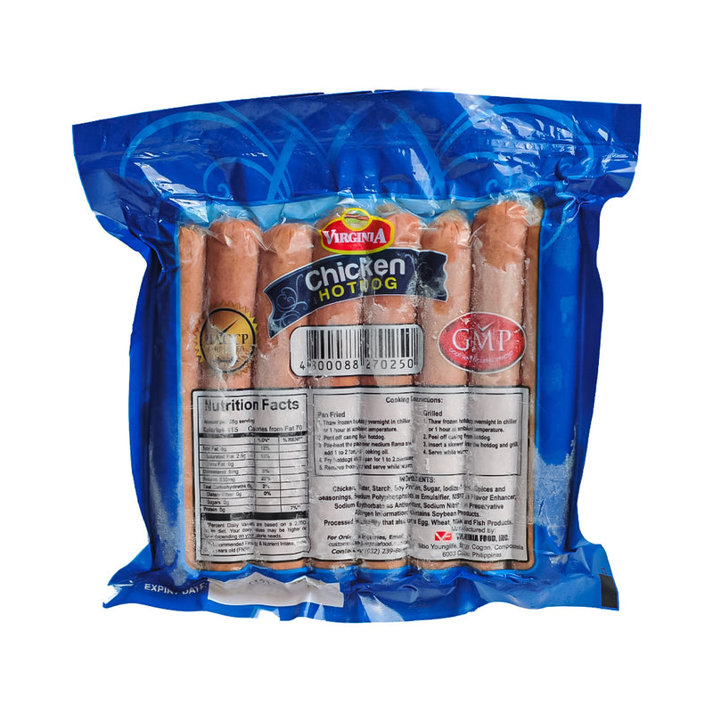 Virginia Chicken Hotdog Regular 250g