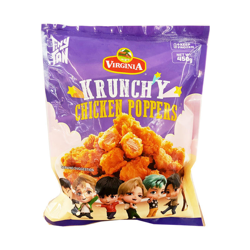 Virginia Krunchy Chicken Poppers 450g