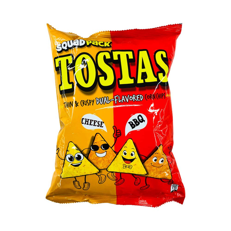 Tostas Corn Chips Cheese And BBQ 100g