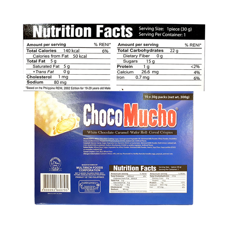 Choco Mucho Wafer Roll Milk 33g x 10's