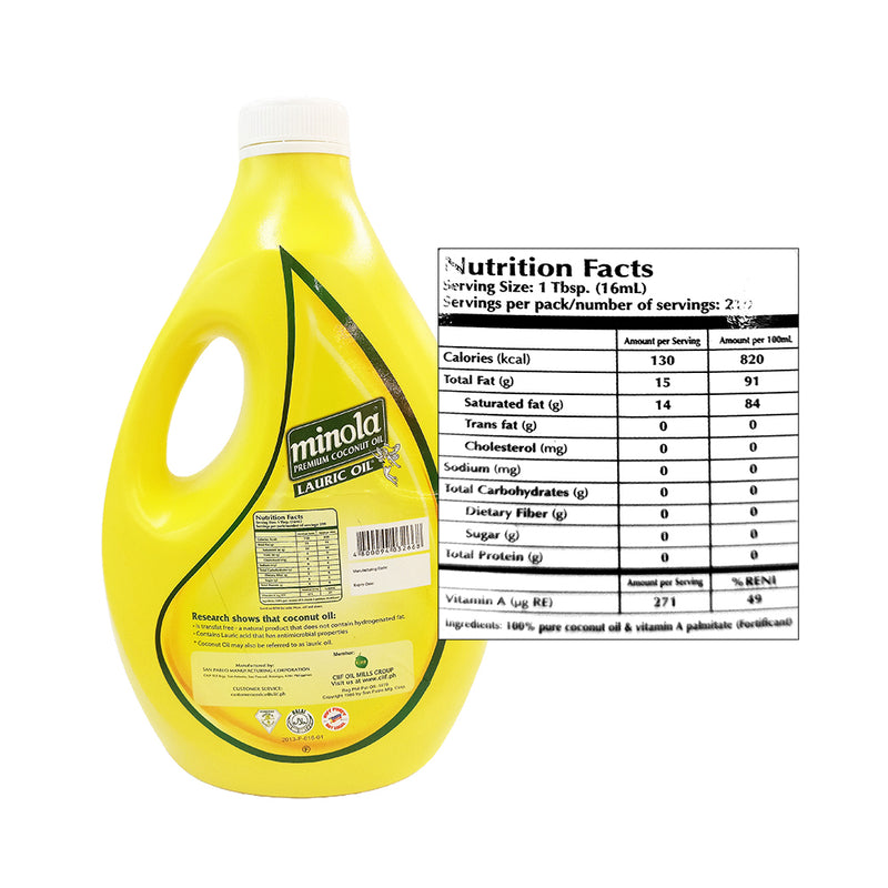 Minola Premium Coconut Oil Lauric 3.5L