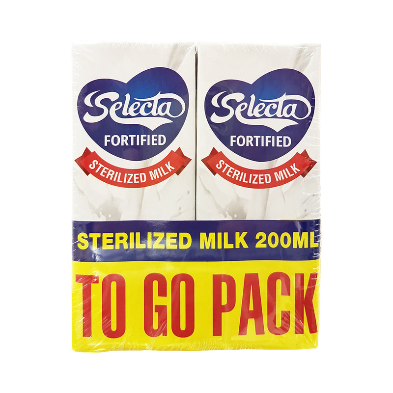 Selecta Fortified Sterilized Milk 245ml x 2's