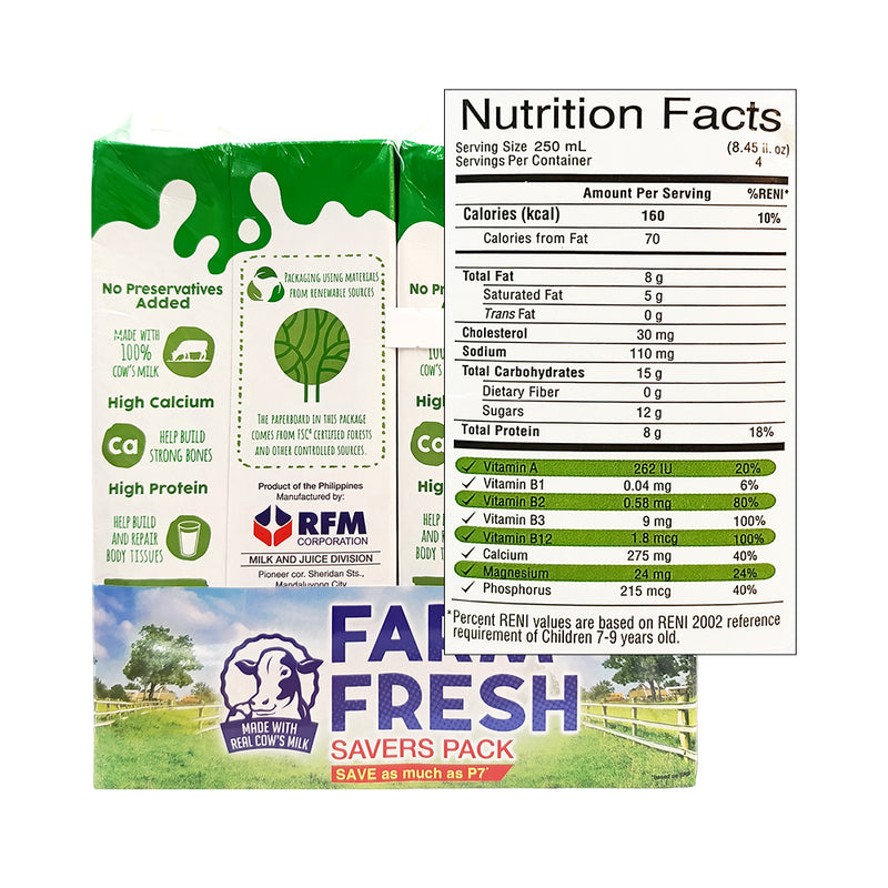 Selecta Farm Fresh Family Savers Pack 1L x 2's