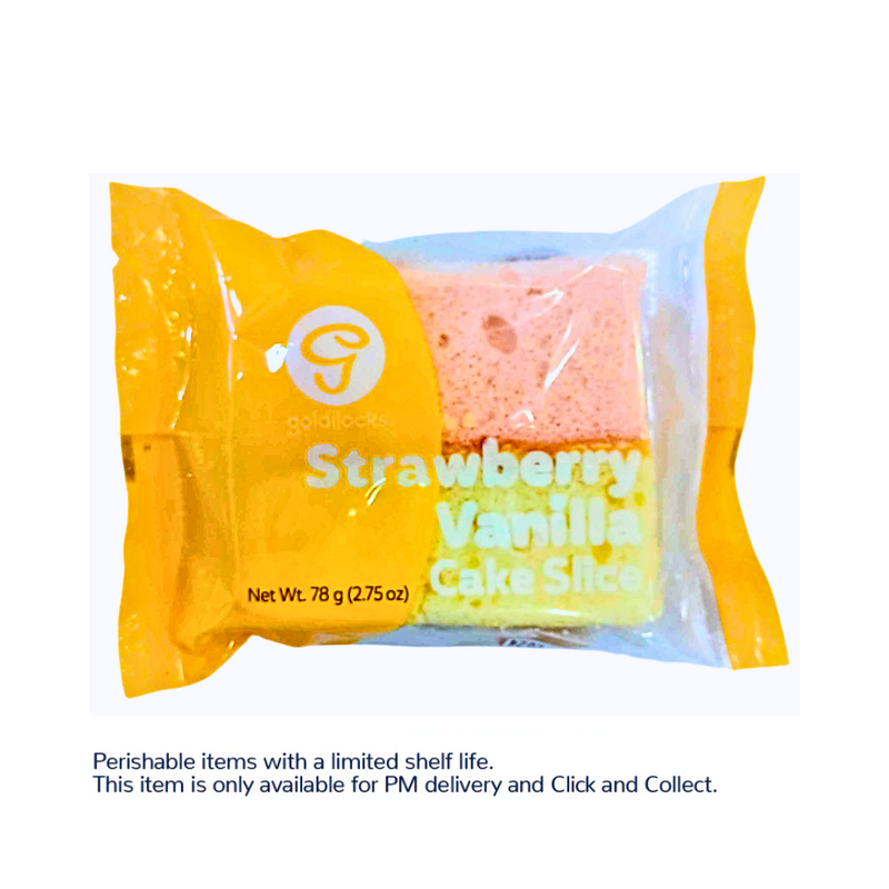 Goldilocks Vanilla Cake Slice 78g
