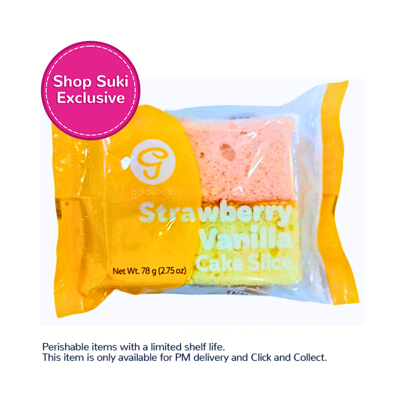 Goldilocks Vanilla Cake Slice 78g
