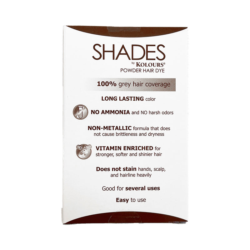 Shades By Kolours Powder Hair Dye Medium Brown 9g