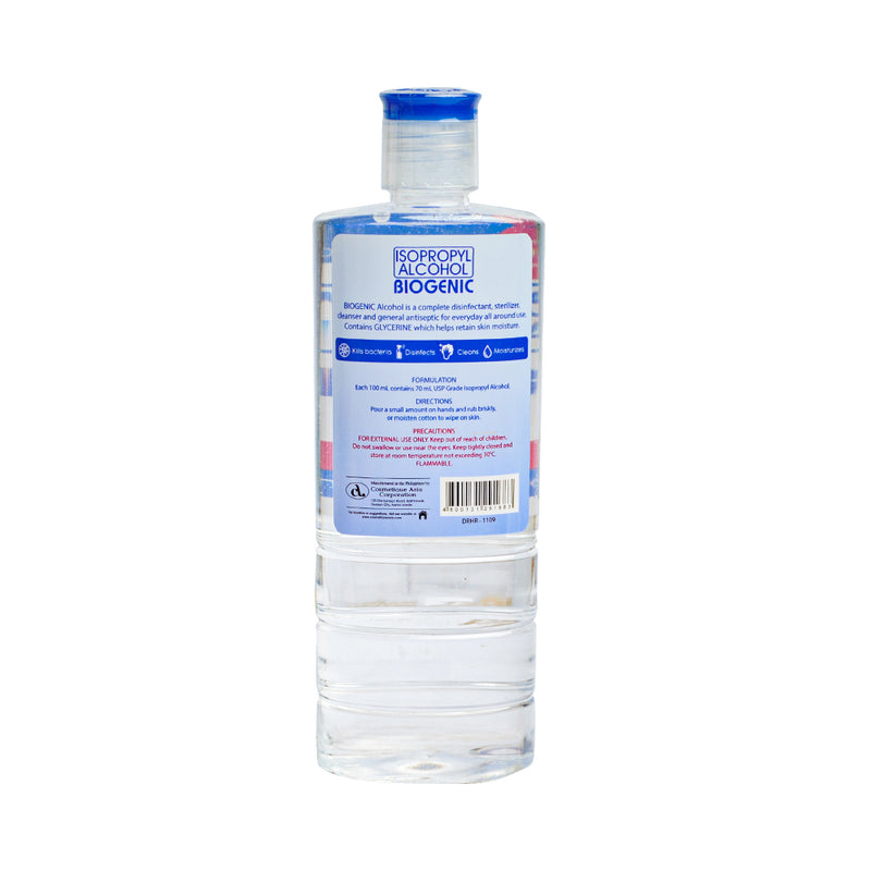 Biogenic 70% Isopropyl Alcohol 500ml