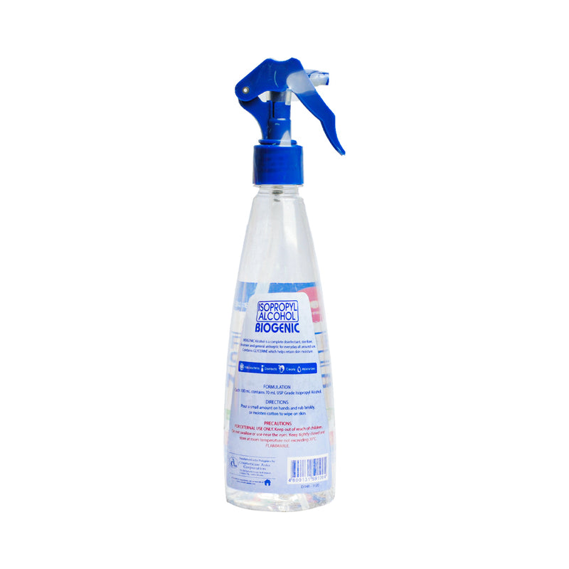 Biogenic 70% Isopropyl Alcohol Spray 330ml