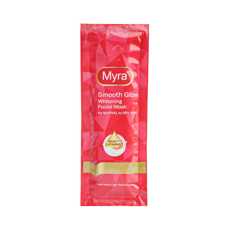 Myra Smooth Glow Whitening Facial Wash 10ml