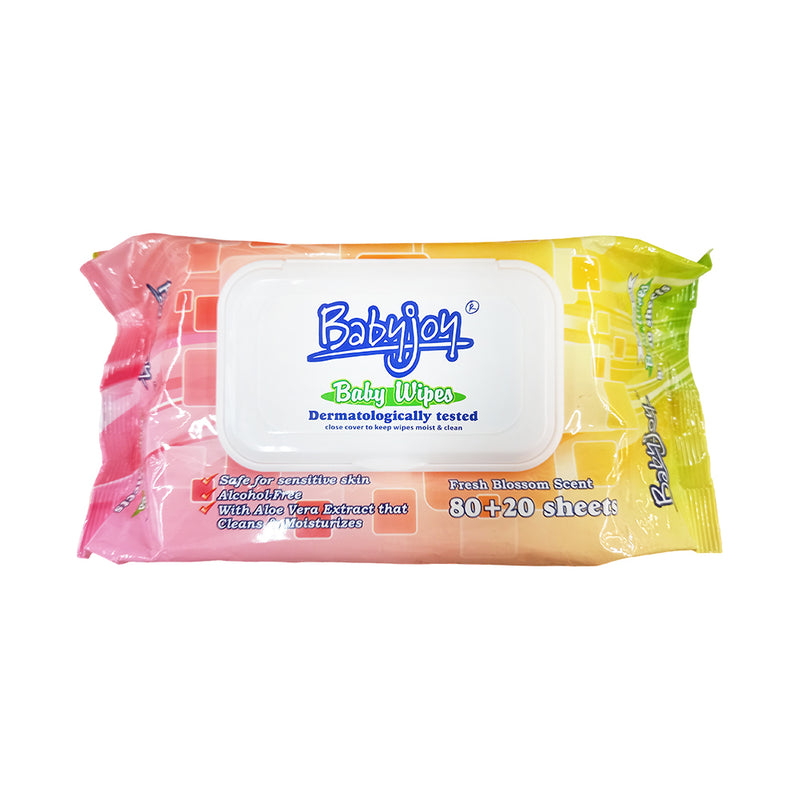 Baby Joy Infants Scented Baby Wipes 80's