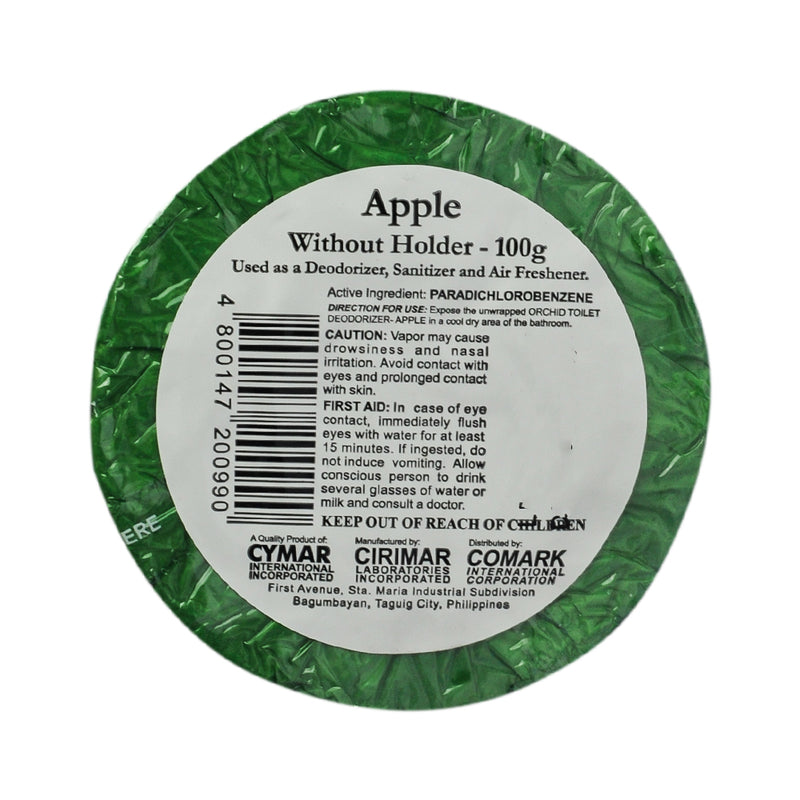 New Orchid Deodorizer Apple Scent Refill 100g