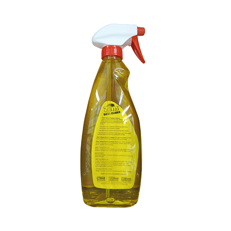 Zim Glass Cleaner With Trigger Head Lemon 500ml