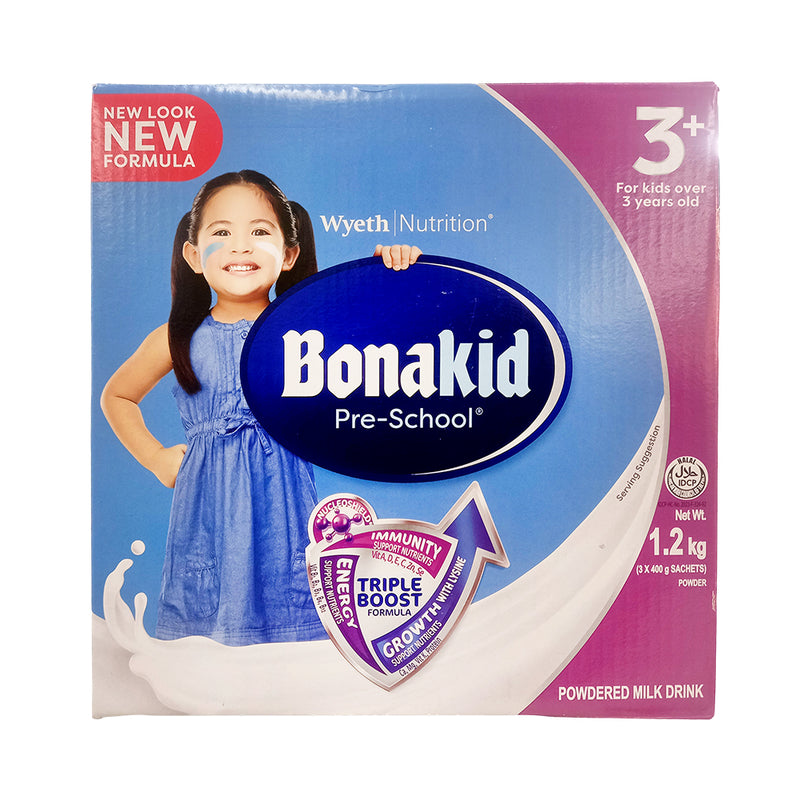 Bonakid Pre-School 3+ Powdered Milk Drink 1.2kg