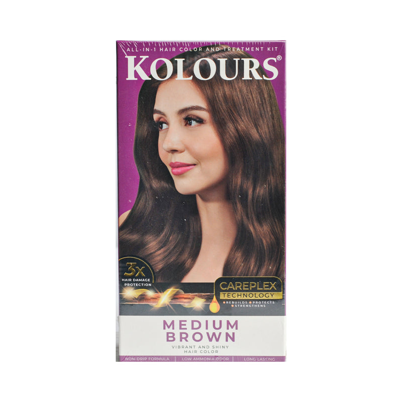 Kolours New Creme Hair Dye For Women Medium Brown 120ml