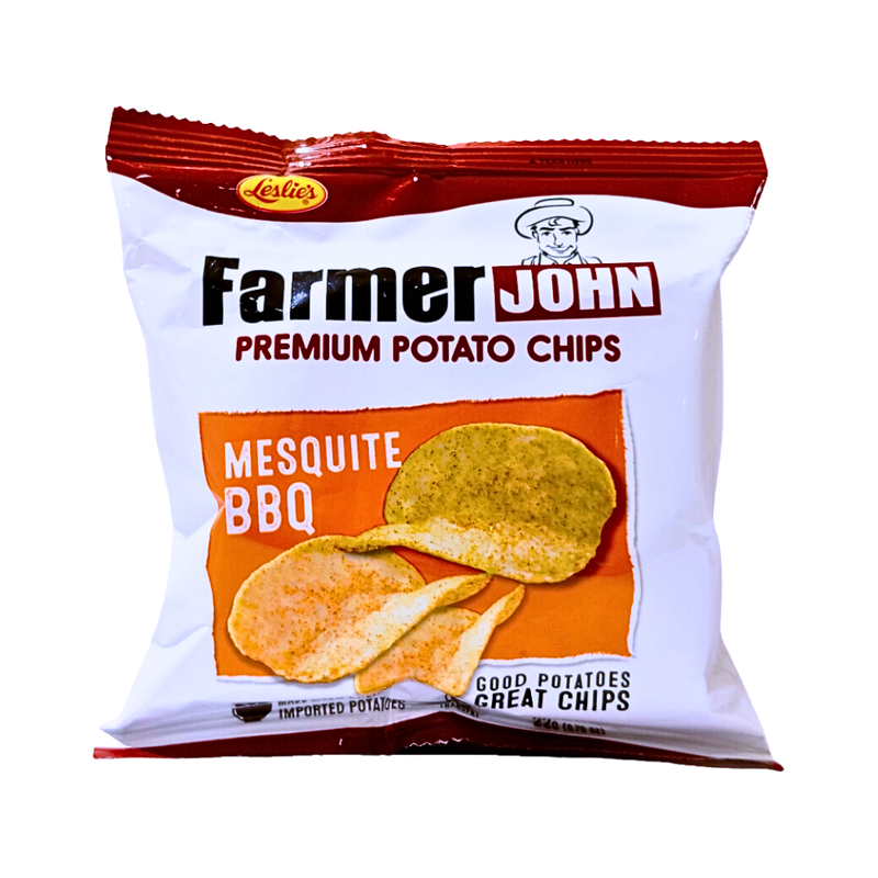 Farmer John Potato Chips Mesquite Barbecue 22g