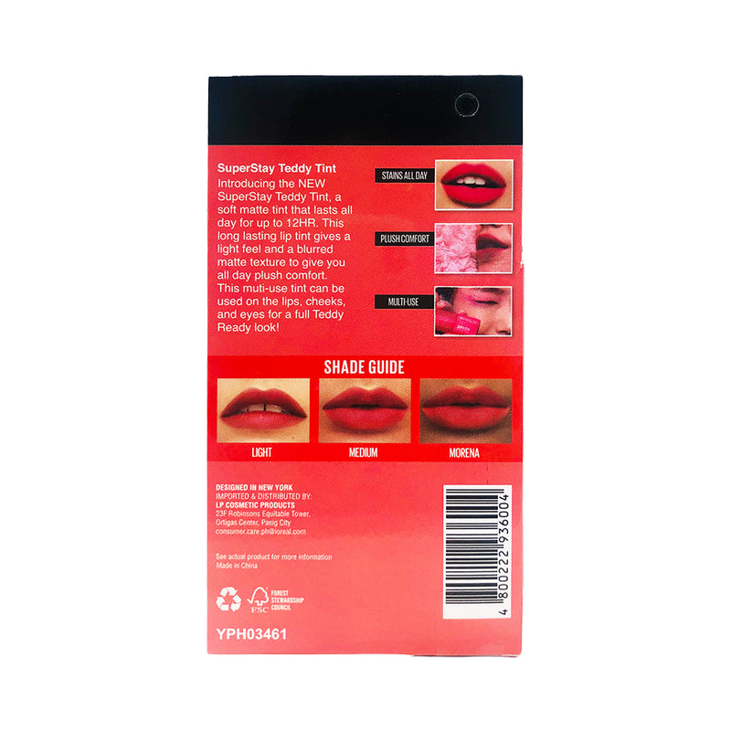 Maybelline Superstay Teddy Tint Longwear Soft Matte Mutli Use Tint