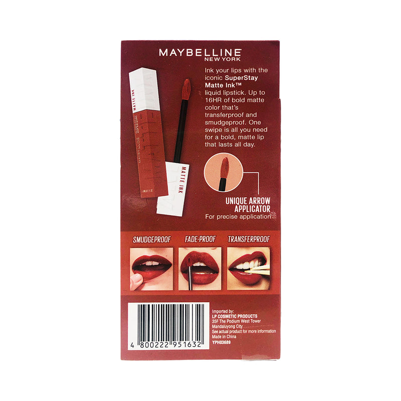 Maybelline Superstay Matte Ink Transferproof Lipstick 5ml