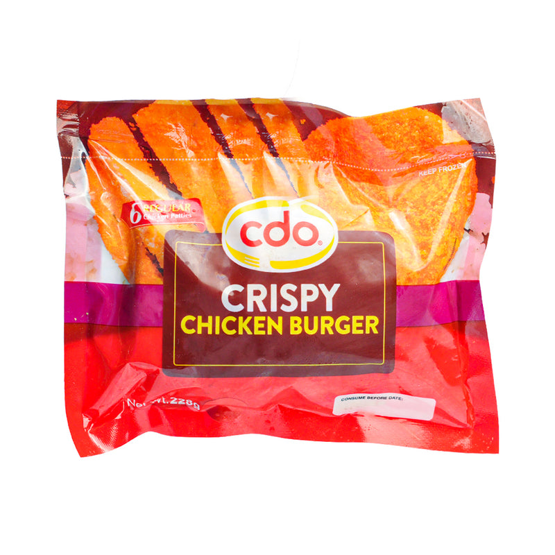 CDO Crispy Chicken Burger Regular 228g