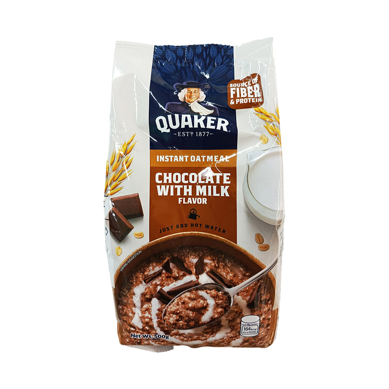 Quaker Chocolate With Milk Instant Oatmeal 500g