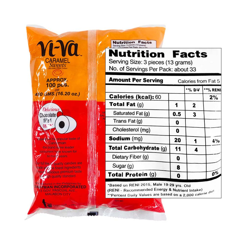 Candyman Viva Caramel Sweet Candy 100's