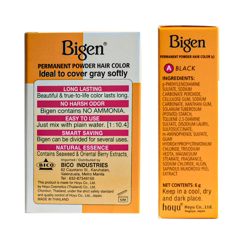 Bigen Powder Hair Dye Black 6g