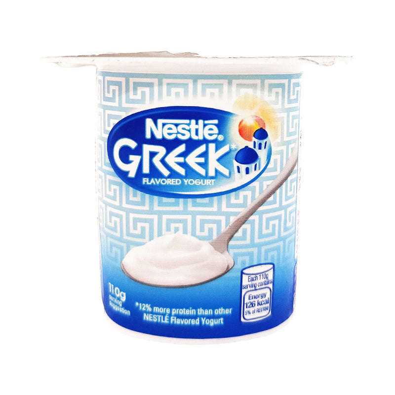 Nestle Flavored Yogurt Greek Plain 110g