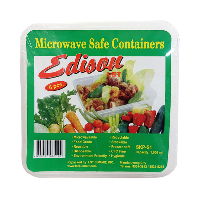 Edison LST Microwave Safe Container SKP-S1 5's