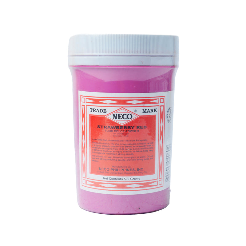 Neco Food Color Powder Strawberry Red 500g