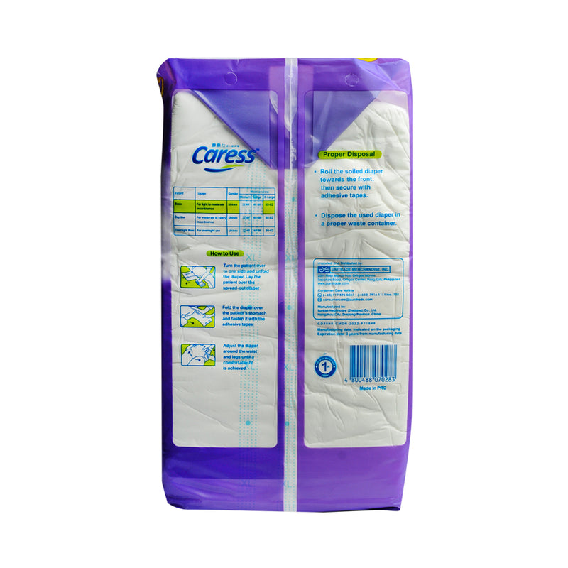 Caress Basic Adult Diaper XL 10's