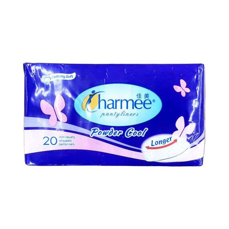 Charmee Longer Pantyliners Powder Cool 20's