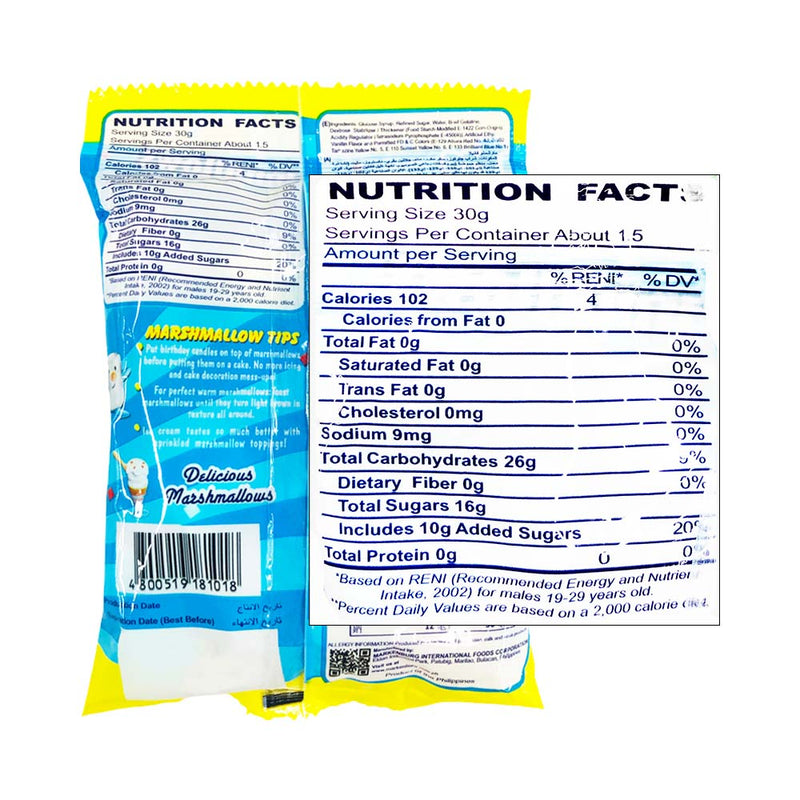 Marshies Marshmallows Vanilla 40g