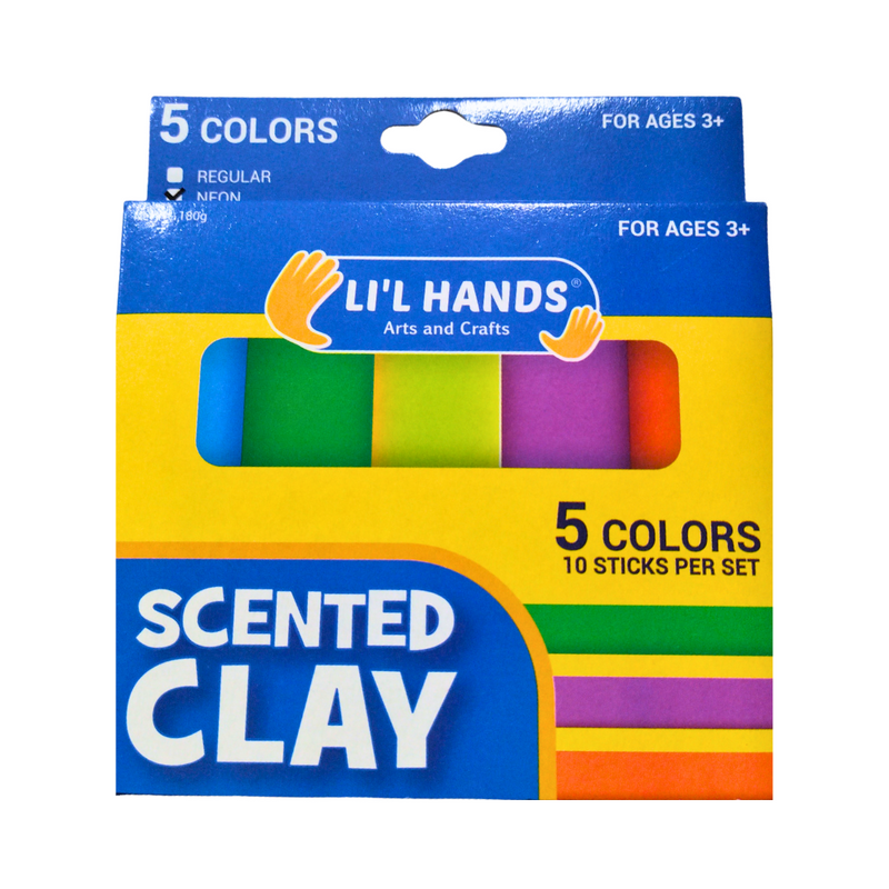 Li'l Hands Scented Neon Clay 5 Colors 180g