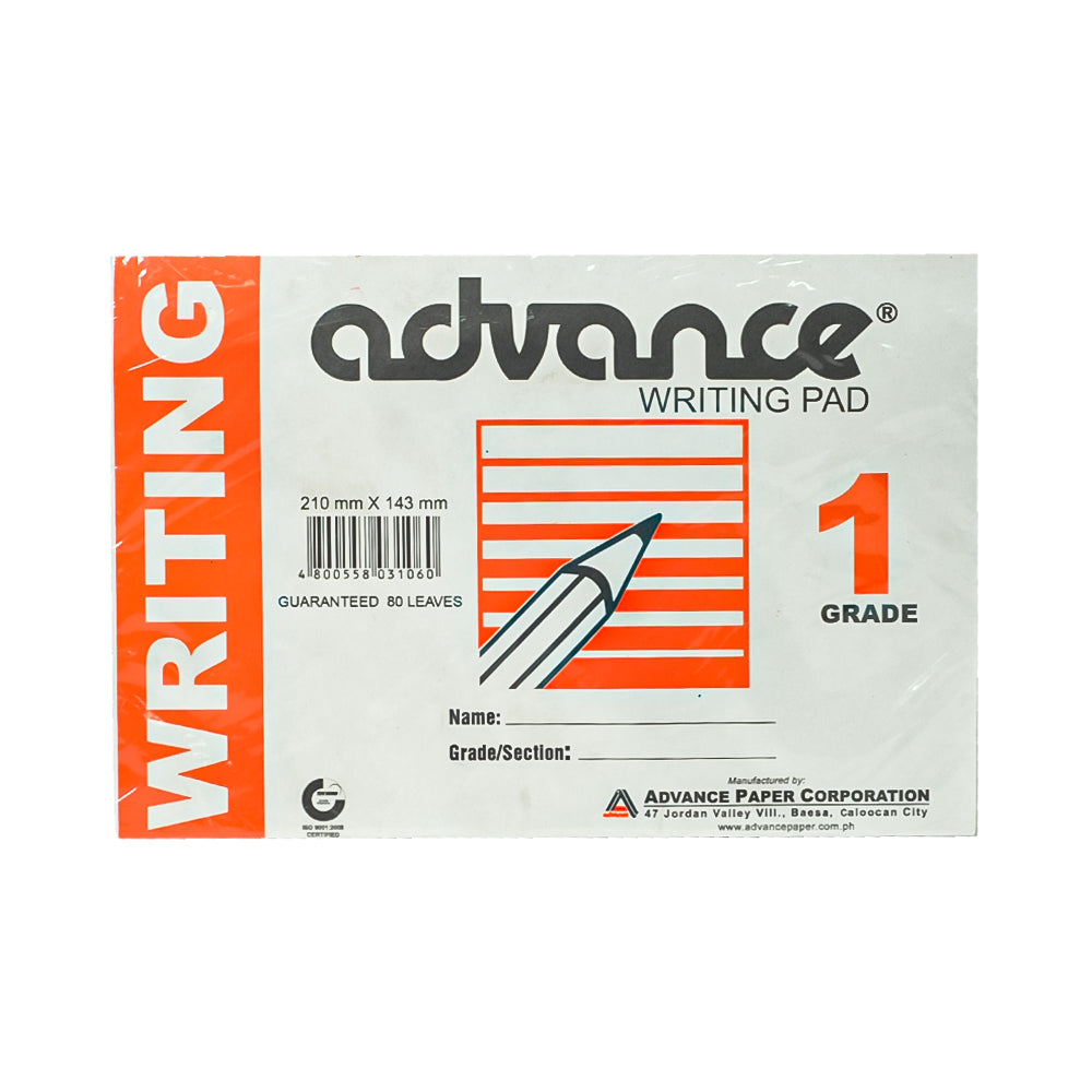 First Edition Pad Advance Writing Pad Grade 1