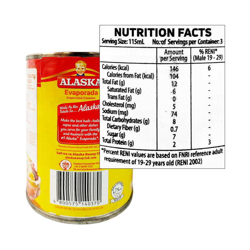 Alaska Evaporada 360ml