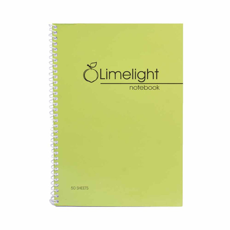 Limelight Spiral Notebook 50 Leaves