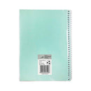 Seven Color Coded Pastel Notebook Spiral 80 Leaves