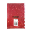 Seven Notes Traditional Stencil Spiral Notebook 685 80 Leaves